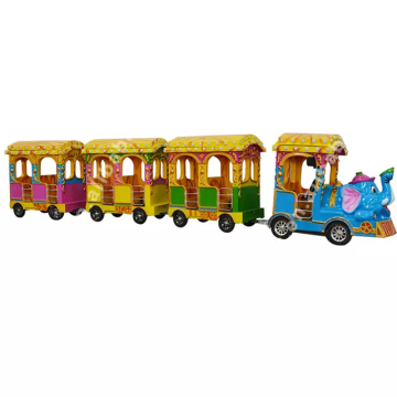 Kids Big Elephant Train Amusement Park: Customized Electric Train Rides