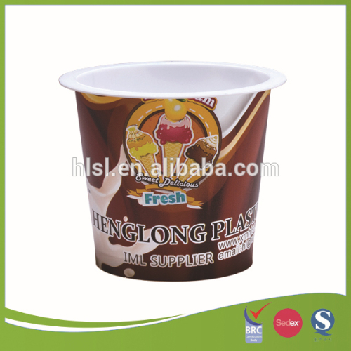 wholesale 120ml plastic pot for yogurt packaging