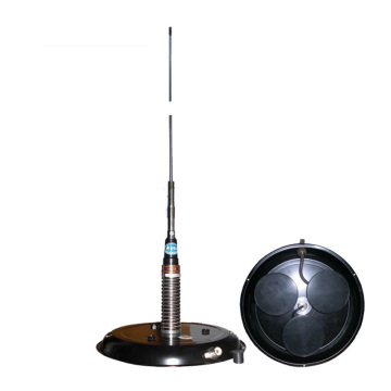 Triangle magnetic mount VHF mobile antenna