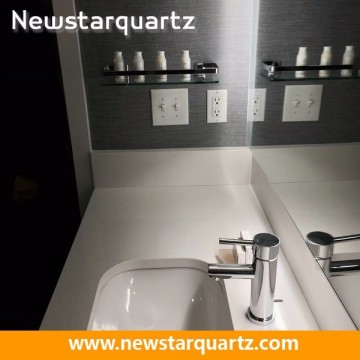 Newstar white quartz vanity top