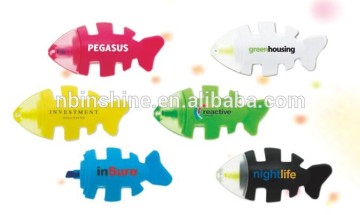 Fish shaped highlighter , advertising highlighter , mini highlighter