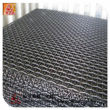 galvanized crimped woven iron wire mesh