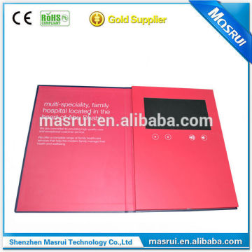 Hardcover LCD printing booklet/lcd Hard cover artwork booklet printing/hardcover lcd booklet