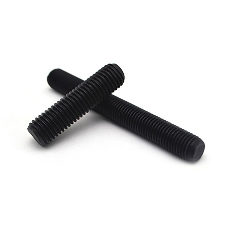 Black Zink threaded Staang DIN976