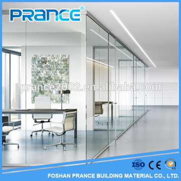 Indoor Clear Office Glass Partition Wall