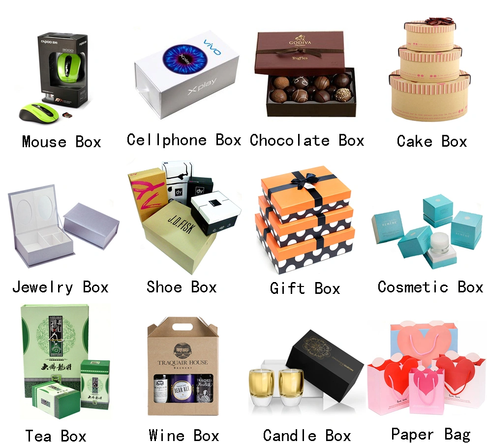 Custom Printing Moon Cake Pastry Paper Packaging Box with Lids