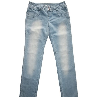 high waist long jeans pants