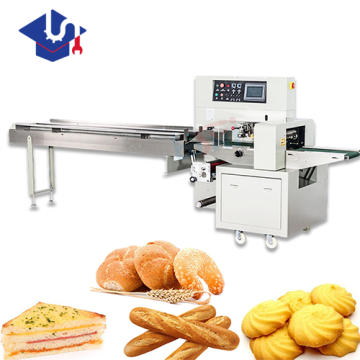 Automatic Pillow Baking Bakery Brioche Bread Packing Machine