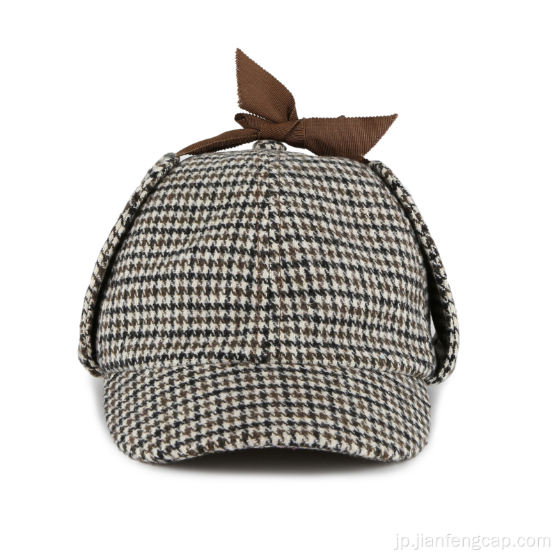 レディース冬の野球帽
