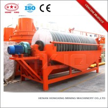 Portable permanent iron magnetic separator from slag