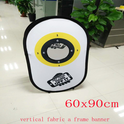 Fabric Vertical Pop Up Banner Stand Printing