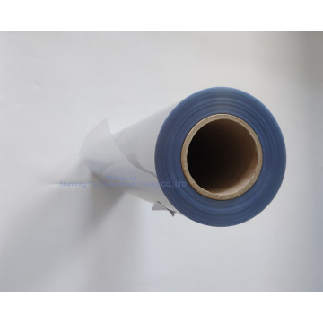 Filme de PVC transparente para laminação com papel alumínio