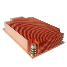 CPU cooler pure copper spade teeth passive solution