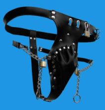 Leather Chastity Belts Device Bondage Restrains Slave Underwear Sexy Pants with leash and lock Sexy Sex Toys For Female