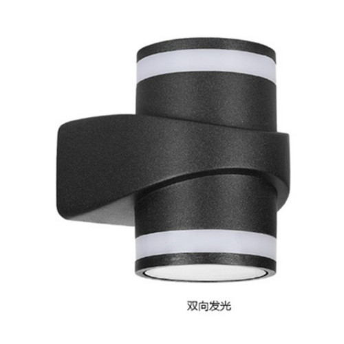 Applique murale à LED cylindrique LEDER Long Black White