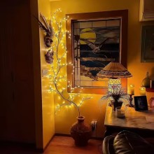 Customize Tree Light Vines for Indoor Christmas Wall Decor