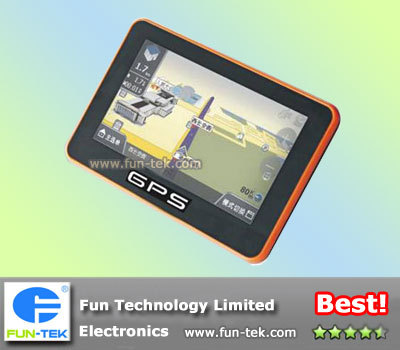 4.3-inch TFT-LCD Car GPS Navigation GPS Receiver Navigator Tracker Video MP3 MP4 FM Transmitter Windows CE 6.0 Bluetooth