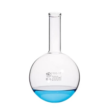 Long narrow neck round glass boiling flask 1000ml