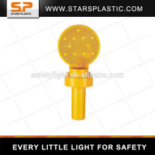 Portable barricade lights, yellow barricade light with high reflector