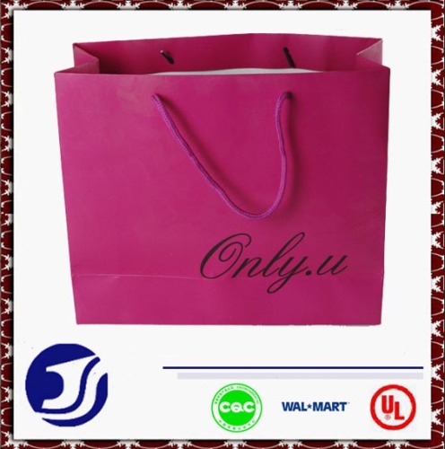 lovely pinky waterproof paper bag wholesale