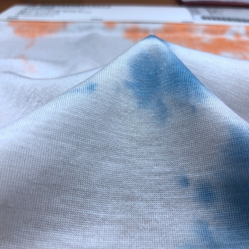 Tekstil Siro Jersey Terylene Tie Dye Rayon Fabric