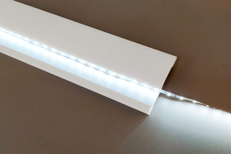 INTCO Home Decorative Flooring PS Waterproof Easy Install Led Bar Strip Light Skirting Board Baseboard