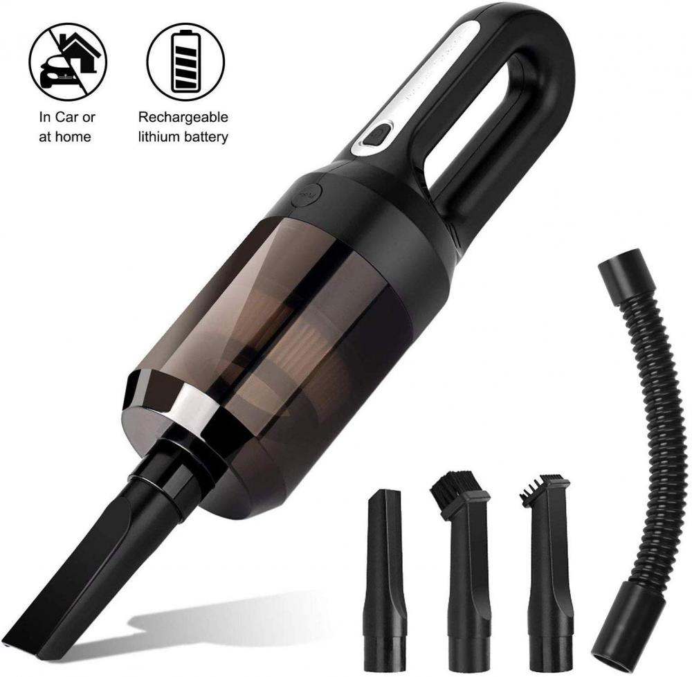 Mini Handheld Vacuum Rechargeable Portable kanggo Mobil