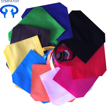 Customized green bags can be print the logo