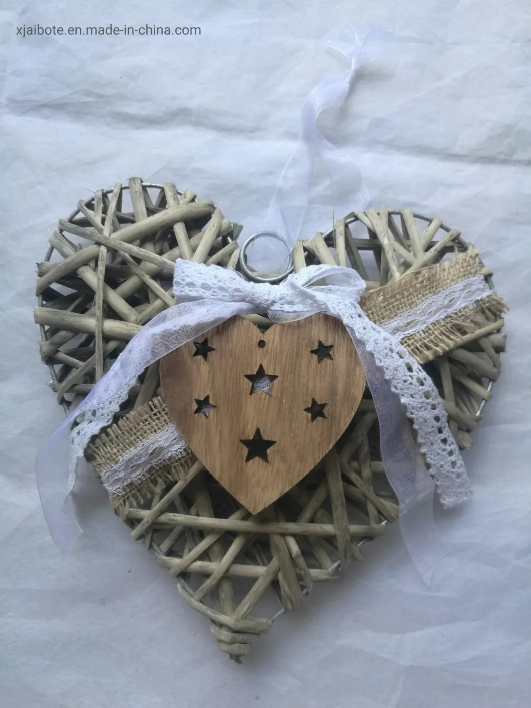 Customized Willow Heart Shape Wedding Decoration