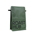 Ilmaiset näytteet Pocket Zip tukku-purkit Flat Bottom Coffee Bean Bag