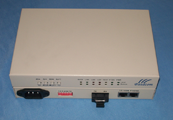 4 Voice over Fiber phone over fiber multiplexer