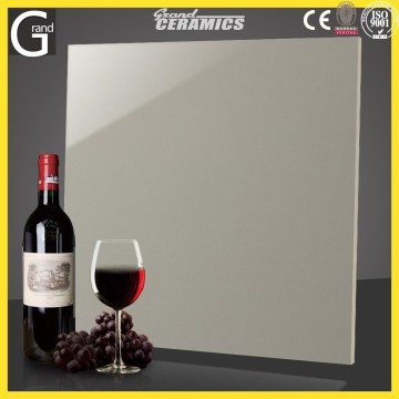 China New Polished Tile Pure Color Series Porcelain Tile Grey Colors