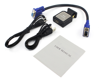 China low price Mini VGA to HDMI  converter