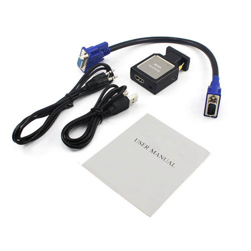 Mini VGA in and HDMI out Converter