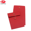 A5 Size Paper Envelope With Button String