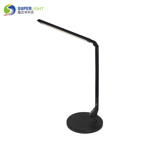 Lampu Lampu LED Dimmable Hitam 4 Mod Lampu Moden 5 Dimenapkan Dengan Panel Kawalan Sentuh Sensitif