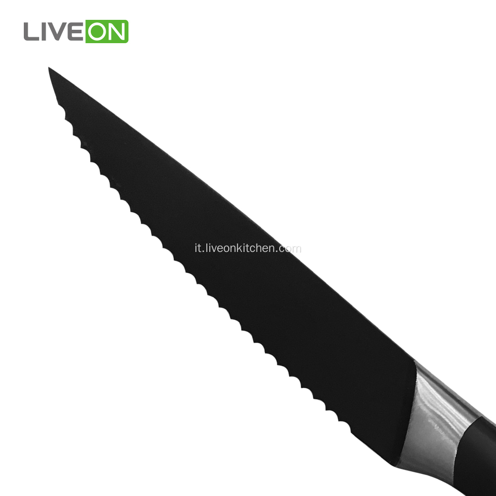 Coltello da bistecca del ristorante della maniglia dell&#39;ABS di 4PCS