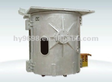 Copper scrap melting induction furnace