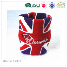 Fashion Cotton Flag Jacquard Sport Wristband