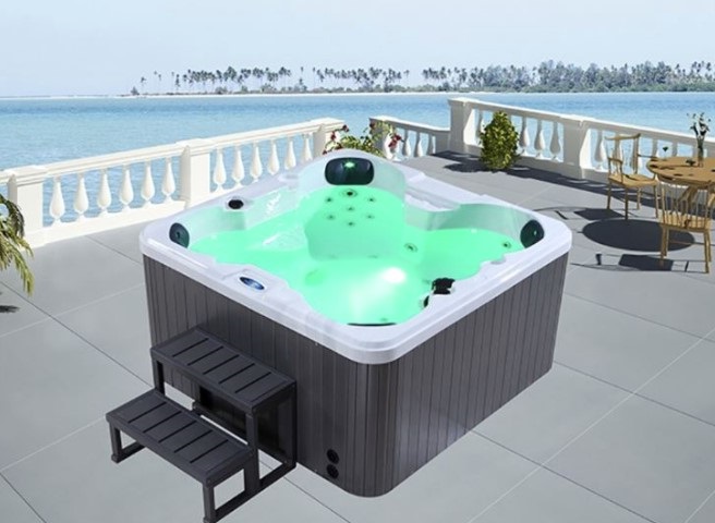 Shock Vs Chlorine Hot Tub 4 person luxury Balboa Acrylic hot tub spa