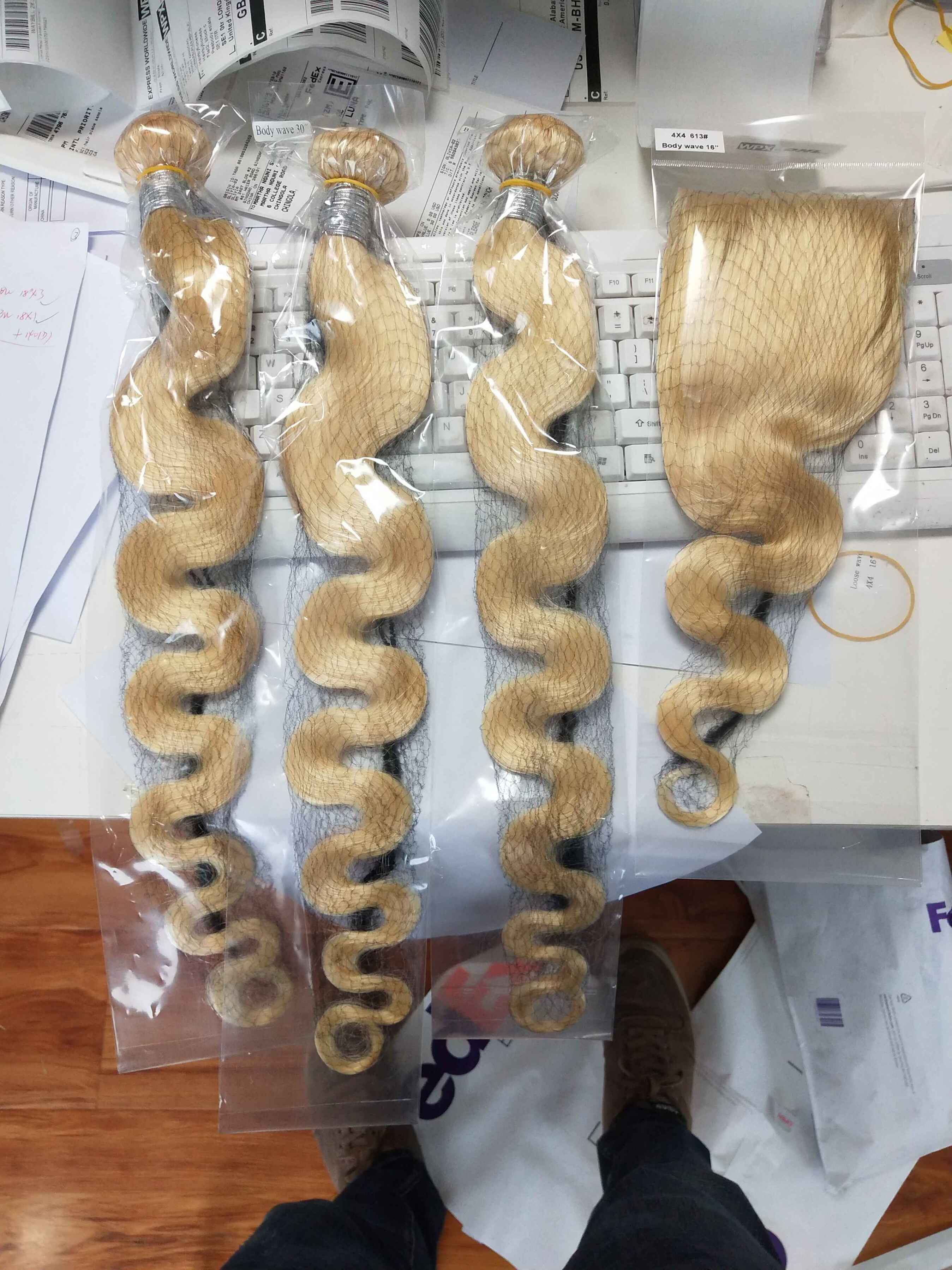 Lsy Private Label Blonde Virgin Mink Brazilian Hair High Quality Custom Logo Virgin Hair Brazilian Human Hair Extensions