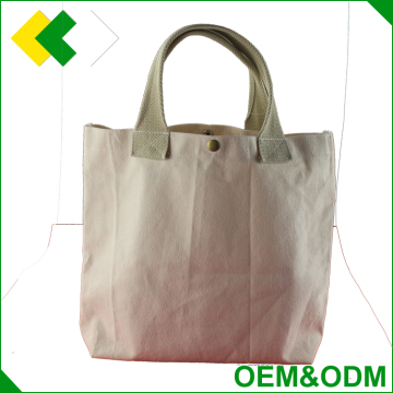 Customized hot sale elegant canvas shoulder bag top quality plain canvas bags