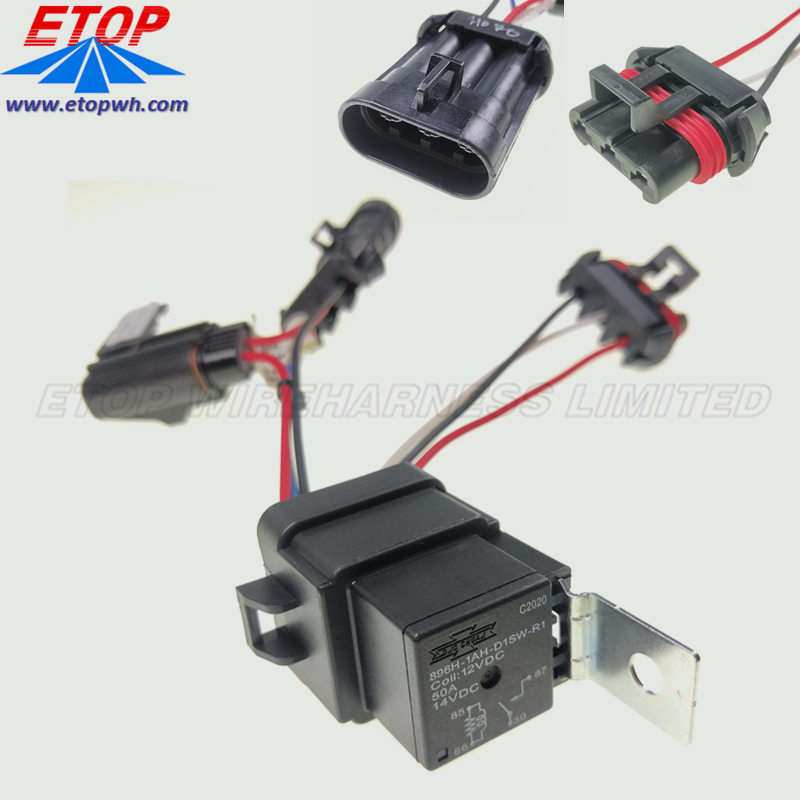 Upravený vodičový zväzok Automotive Relay Switch