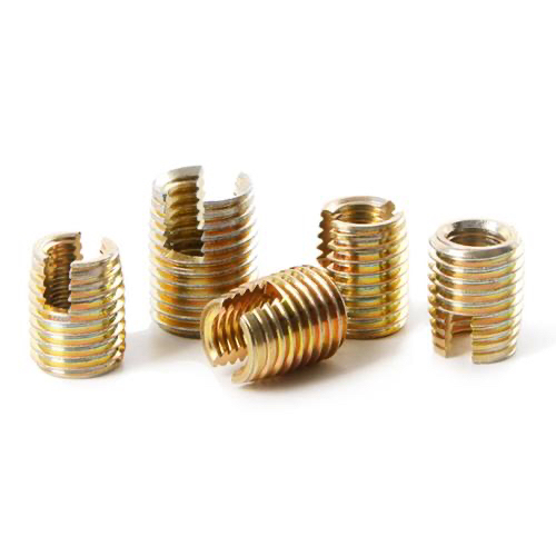 Brass insert nut stainless steel 304slot self tapping threaded insert