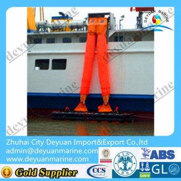 Marine evacuation system with high quality