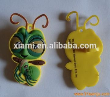 New arrival lovely bee shape rubber pencil topper