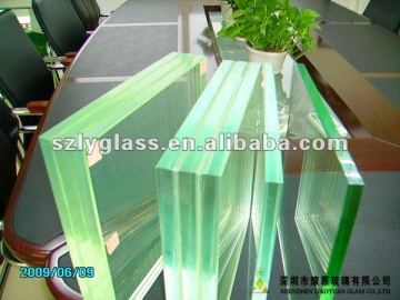 clear laminated glass panels