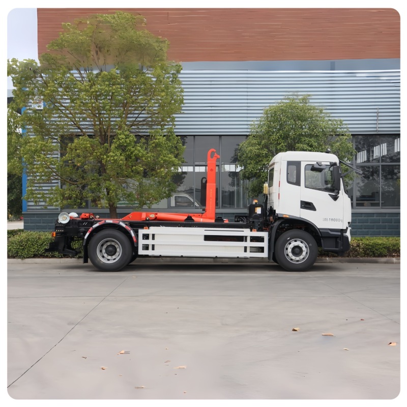 Robust Waste Transfer Truck with Integrated Compaction Unit