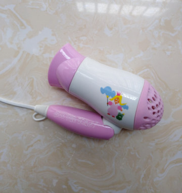 New Style 1200W Foldable Lovely Children Hair Dryer