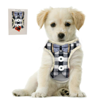 Small Puppy Harness with Bowtie